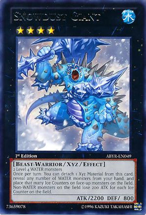 Snowdust Giant (Rare) [ABYR-EN049] 1st Edition