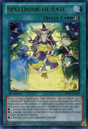 Spellbook of Fate (Ultra Rare) [ABYR-EN059] Unlimited