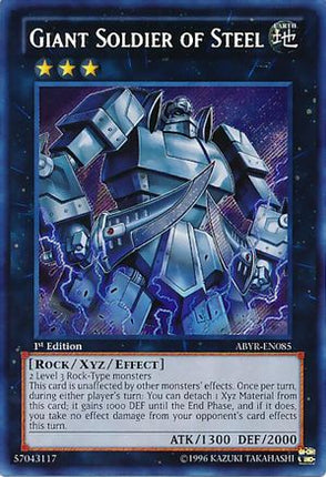 Giant Soldier of Steel (Secret Rare) [ABYR-EN085] 1st Edition