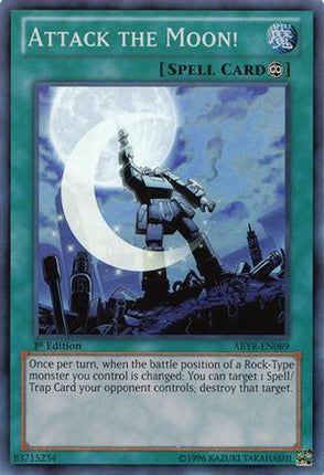 Attack the Moon! (Super Rare) [ABYR-EN089] 1st Edition