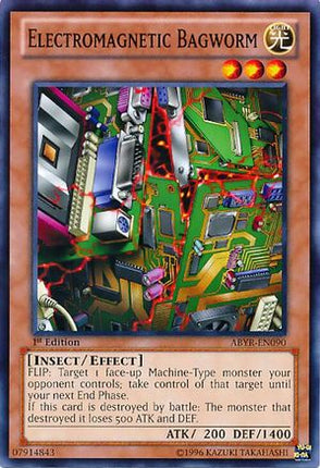 Electromagnetic Bagworm (Common / Short Print) [ABYR-EN090] 1st Edition