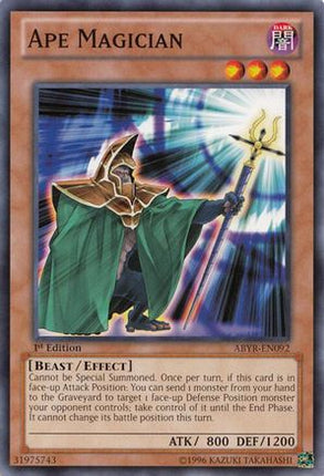 Ape Magician (Common / Short Print) [ABYR-EN092] 1st Edition