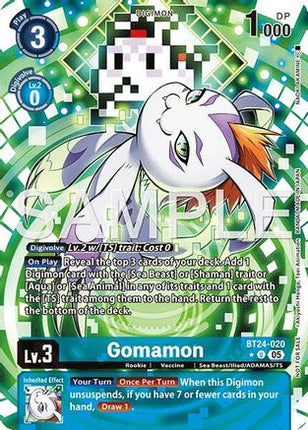 Gomamon (Box Topper) [BT24-020] [Time Stranger] Foil