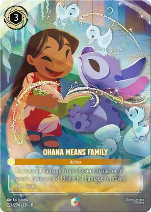 Ohana Means Family (Enchanted) (224/204) - Winterspell Holofoil