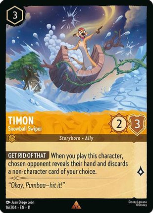 Timon - Snowball Swiper (16/204) - Winterspell Cold Foil