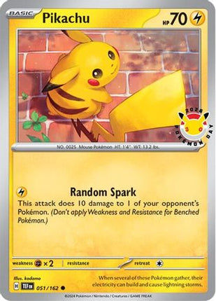 Pikachu (Pokemon Day 2026) - 51/null [Miscellaneous Cards & Products] Holofoil
