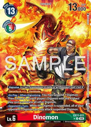 Dinomon (Box Topper) [EX11-011] [Dawn of Liberator] Foil