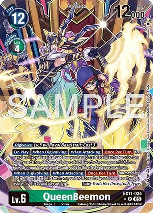 QueenBeemon (Box Topper) [EX11-034] [Dawn of Liberator] Foil