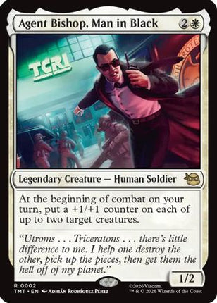 Agent Bishop, Man in Black [Teenage Mutant Ninja Turtles] Foil