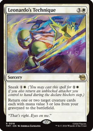 Leonardo's Technique [Teenage Mutant Ninja Turtles] Foil