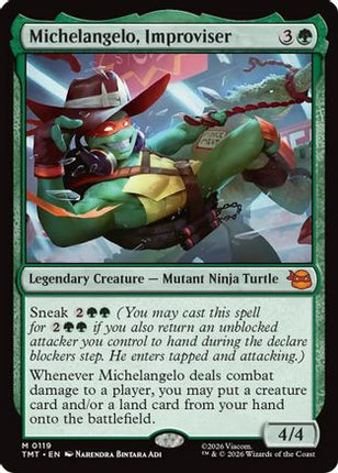 Michelangelo, Improviser [Teenage Mutant Ninja Turtles] Foil