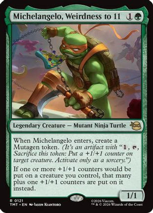 Michelangelo, Weirdness to 11 [Teenage Mutant Ninja Turtles] Foil