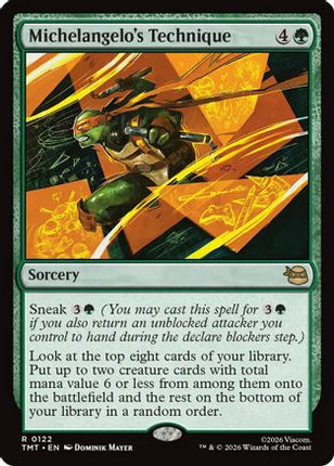 Michelangelo's Technique [Teenage Mutant Ninja Turtles] Foil