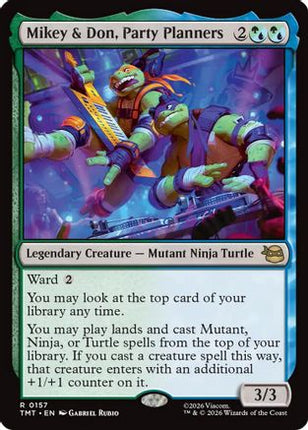 Mikey & Don, Party Planners [Teenage Mutant Ninja Turtles] Foil