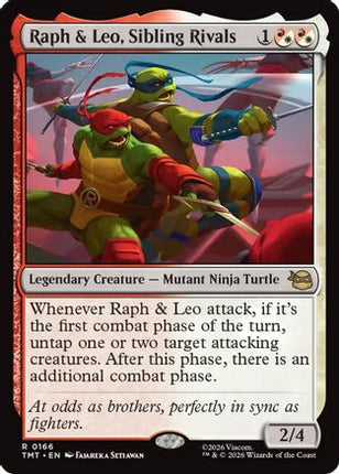 Raph & Leo, Sibling Rivals [Teenage Mutant Ninja Turtles] Foil