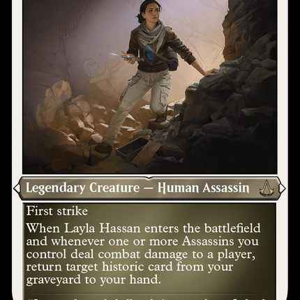 Layla Hassan [Assassin's Creed] Etched Foil