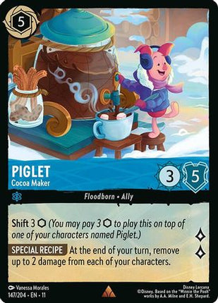 Piglet - Cocoa Maker (147/204) - Winterspell