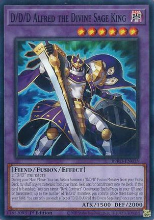 D/D/D Alfred the Divine Sage King [BPRO-EN033] Common / Short Print 1st Edition