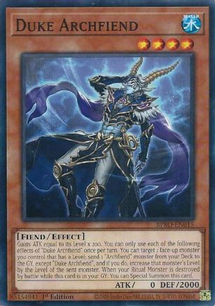Duke Archfiend [BPRO-EN015] Common / Short Print 1st Edition