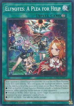 Elfnotes: A Plea for Help [BPRO-EN057] Common / Short Print 1st Edition