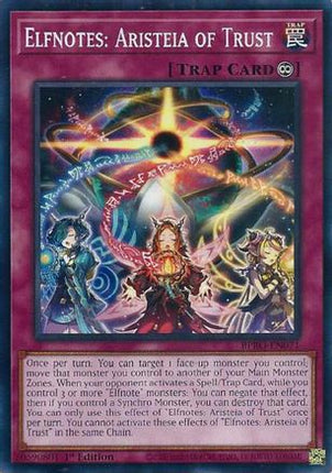Elfnotes: Aristeia of Trust [BPRO-EN071] Common / Short Print 1st Edition
