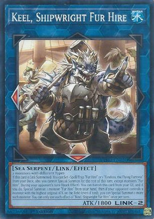 Keel, Shipwright Fur Hire [BPRO-EN050] Common / Short Print 1st Edition