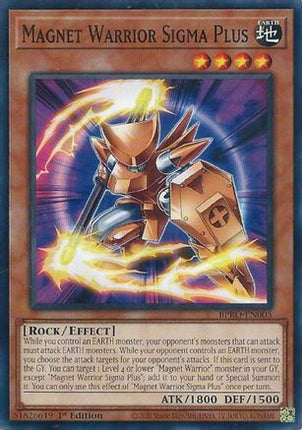 Magnet Warrior Sigma Plus [BPRO-EN005] Common / Short Print 1st Edition