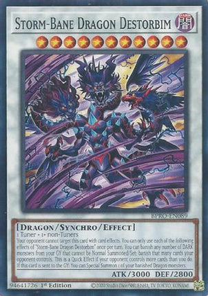 Storm-Bane Dragon Destorbim [BPRO-EN089] Common / Short Print 1st Edition
