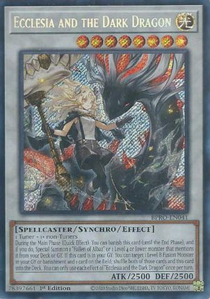 Ecclesia and the Dark Dragon [BPRO-EN041] Secret Rare 1st Edition