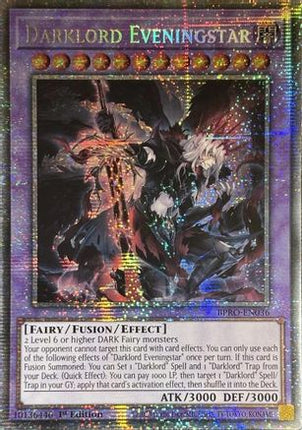 Darklord Eveningstar  [BPRO-EN036] Starlight Rare 1st Edition