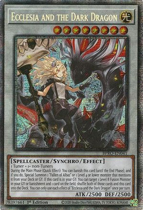 Ecclesia and the Dark Dragon  [BPRO-EN041] Starlight Rare 1st Edition