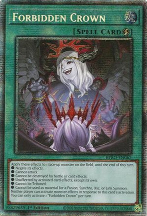 Forbidden Crown  [BPRO-EN067] Starlight Rare 1st Edition