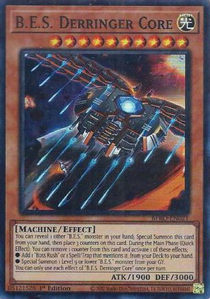 B.E.S. Derringer Core [BPRO-EN021] Super Rare 1st Edition