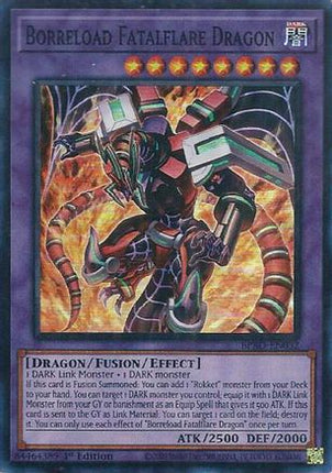 Borreload Fatalflare Dragon [BPRO-EN032] Super Rare 1st Edition