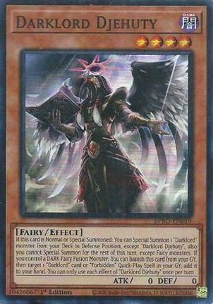 Darklord Djehuty [BPRO-EN019] Super Rare 1st Edition