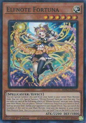 Elfnote Fortuna [BPRO-EN012] Super Rare 1st Edition