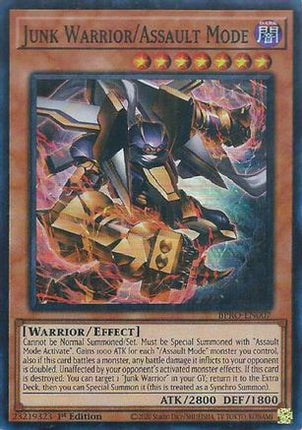 Junk Warrior/Assault Mode [BPRO-EN007] Super Rare 1st Edition