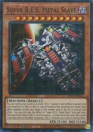 Super B.E.S. Metal Slave [BPRO-EN022] Super Rare 1st Edition