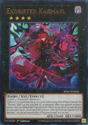 Exosister Karmael [BPRO-EN044] Ultra Rare 1st Edition