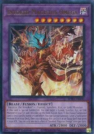 Invoked Magistus Omega [BPRO-EN100] Ultra Rare 1st Edition