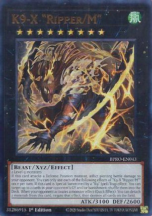 K9-X "Ripper/M" [BPRO-EN043] Ultra Rare 1st Edition