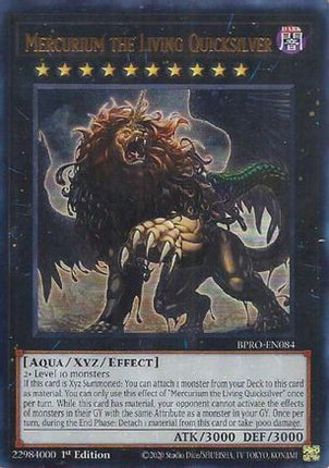 Mercurium the Living Quicksilver [BPRO-EN084] Ultra Rare 1st Edition