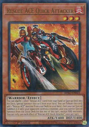 Rescue-ACE Quick Attacker [BPRO-EN023] Ultra Rare 1st Edition