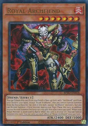 Royal Archfiend [BPRO-EN014] Ultra Rare 1st Edition