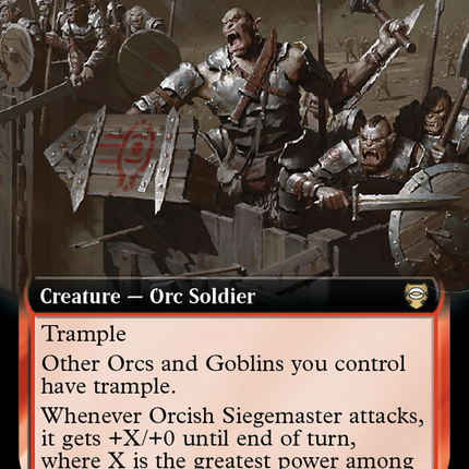Orcish Siegemaster (Extended Art) [Tales of Middle-earth Commander]
