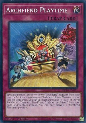 Archfiend Playtime [BPRO-EN073] Common / Short Print 1st Edition