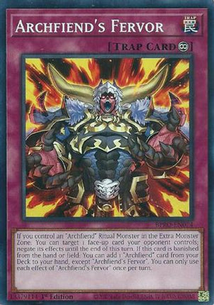 Archfiend's Fervor [BPRO-EN074] Common / Short Print 1st Edition