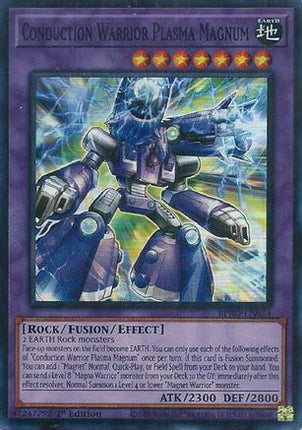 Conduction Warrior Plasma Magnum [BPRO-EN034] Super Rare 1st Edition