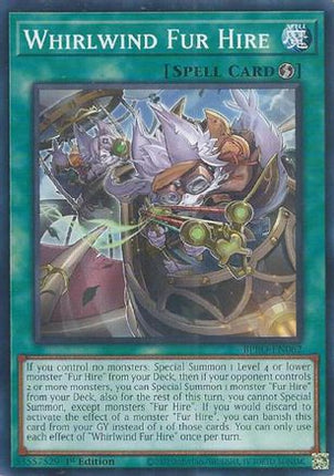 Whirlwind Fur Hire [BPRO-EN062] Common / Short Print 1st Edition