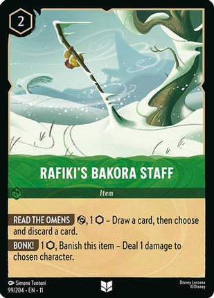 Rafiki's Bakora Staff (99/204) - Winterspell